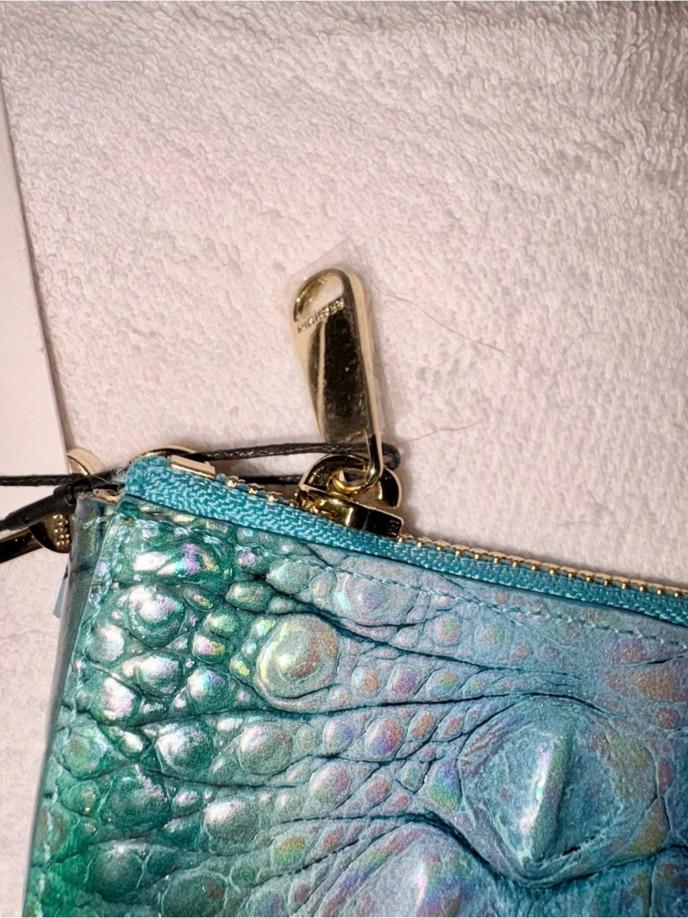 NWT Brahmin Britt in Blue Topaz
